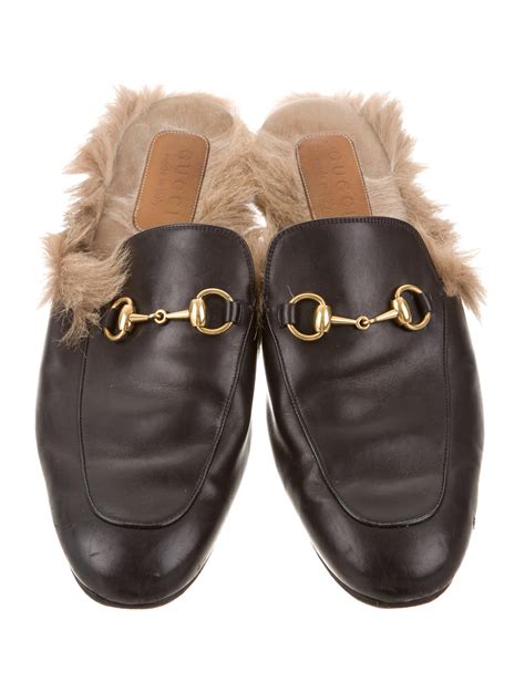 gucci horsebit fur slippers|gucci horsebit slippers men.